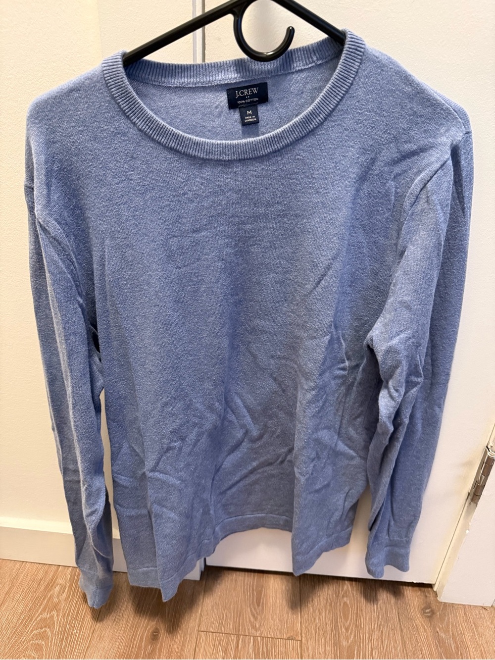 J. Crew Men’s Light Blue Crewneck Sweater